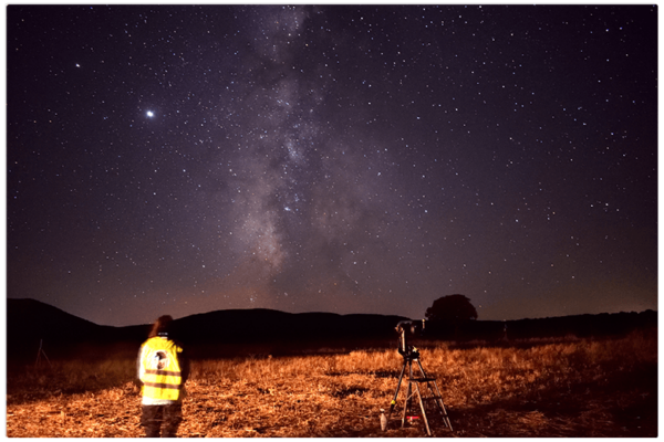 Observación estrellas en cabañeros